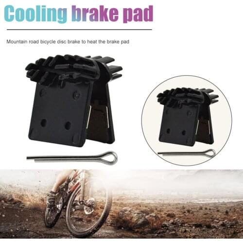 1 Pair MTB Bike Cooling Fins Mountain MTB Road Bike Heat Radiation Brake Pad for M9000 M9020 M987 M985 M7000 M675 Bicycle Parts