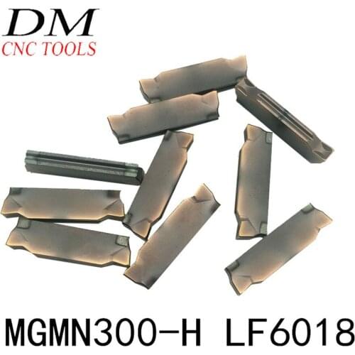 10pcs MGMN300-H LF6018 CNC grooving blade cutting blade FOR steel/stainless steel/cast iro Insert tool