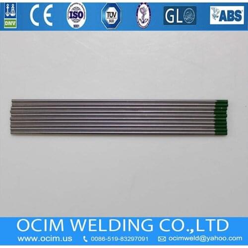 10PCS Green Colour 3.2*150mm Pure Welding Tips WP Tungsten Electrode