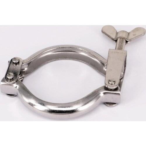 2" Tri Clamp SS304 Stainless Steel Stamping Tri Clamp Sanitary Fitting Dairy Brewing Tri Clover