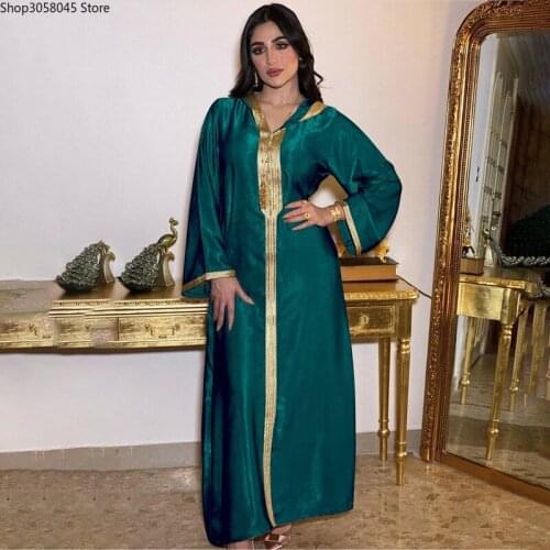 2021 Ramadan Dubai Abayas For Women Caftan Marocain Turkey Muslim Fashion Hooded Dresses Jalabiya Islamic Clothing Kimono
