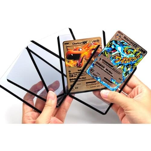 Pokemon Card 3/15pcs Sleeves Transparent Album Book Display Pokémon Yugioh Cards Protector Folder Playing Game Binder Holder Toy