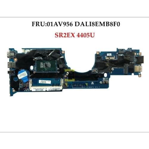 Free shipping High quality FRU:01AV956 for Lenovo Yoga 11E Laptop Motherboard DALI8EMB8F0 SR2EX 4405U DDR3L 100% Tested