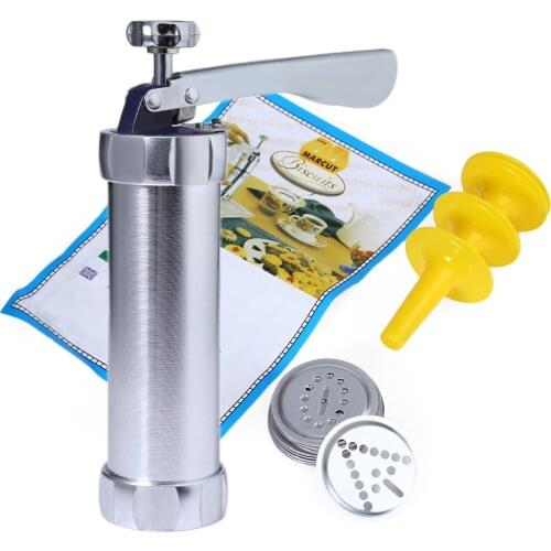 Biscuit Cookie Making Maker Pump Press Machine Cake Decor with 20 Moulds 4 Nozzles / Cooking Tools