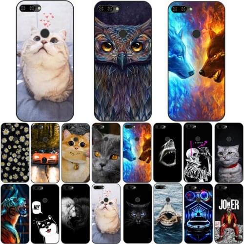 For BQ 5528L STRIKE FORWARD Case Wolf Silicon TPU Fundas for Cat Animal Shell Bag Housing Phone Cases
