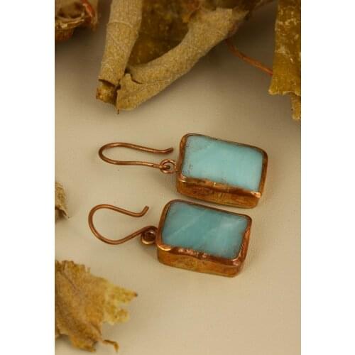 Dr Stone Natural Stone Women Amazonite Rice Above Micron Copper Coatin 202321833