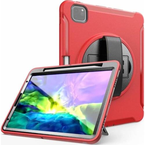 Kids Shockproof Stable Sturdy Skin Shell For New IPad Pro 11 Case 2020 Tablet Protective Cover Stand With pen slot Funda+pen