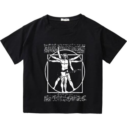 Muscle Men Funny Printing Women Summer Tees Breathable Cotton High Quality Tops Girl O-Neck T-Shirt Kids Short Sleeve Clothing