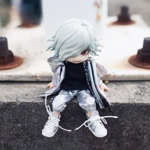 Cool Laser Suit 16cm BJD Ob11 Doll Clothes 1/12 Doll House GSC YMY P9 Universal Clothes Accessory Kawaii DIY Gifts