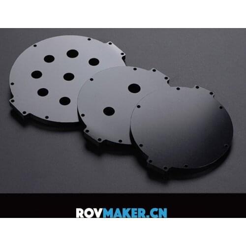 ROVMAKER Aluminum Alloy Seal Cabin Cover Underwater Robot Sealed Hatch Canopies Accessories for AUV RC Robot Operated Vehicle