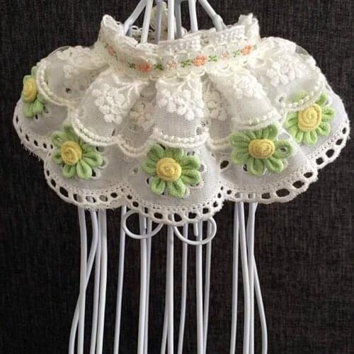 Fashion dogs cats lace flower bibs doggy necklace puppy neckwear pet dog cat collar 1pcs pet grooming