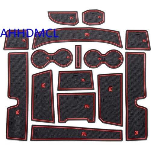 Car Gate Slot Pad Cup Armrest Storage Pad Anti-Slip Mat For Great Wall Haval F5
