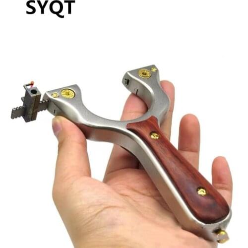 Slingshot Stainless Steel 304 Rubber Band Sights Slingshot Technology Wood New Outdoor Hunting Shooting Slingshot