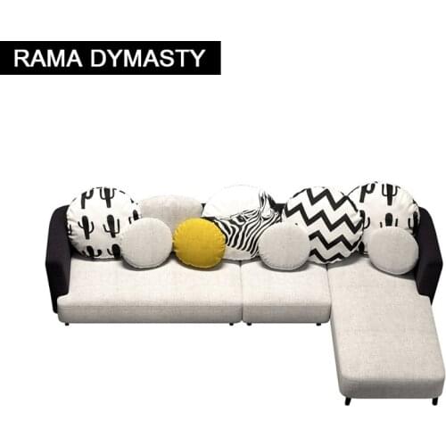 Modern fabric sofa/relax fashion sofa bed for living room with high density sponge inside