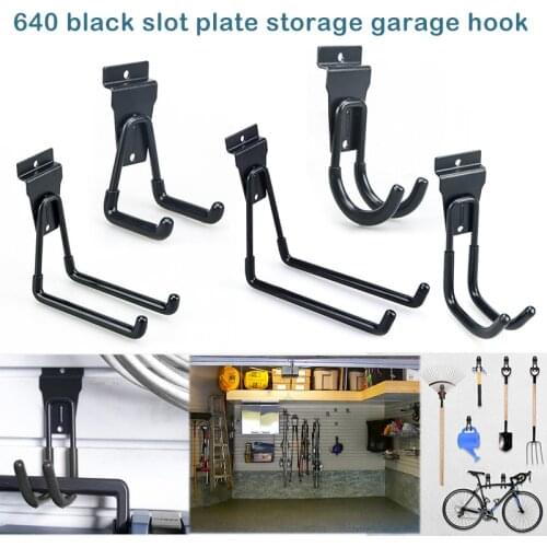 Heavy Duty Metal Hook Garage Storage Rack Wall Mount Bicycle Hanger Hooks Wall Mount Ladders Garden Tool Anti-slip Organizer new