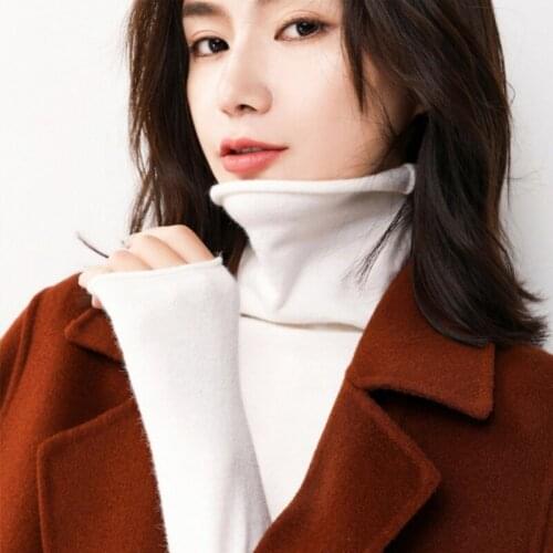 Winter Cashmere Sweater Women Wool Pullover Womens White Cashmere Turtleneck Sweater Pullover Soft Winter For Woman Sweaters