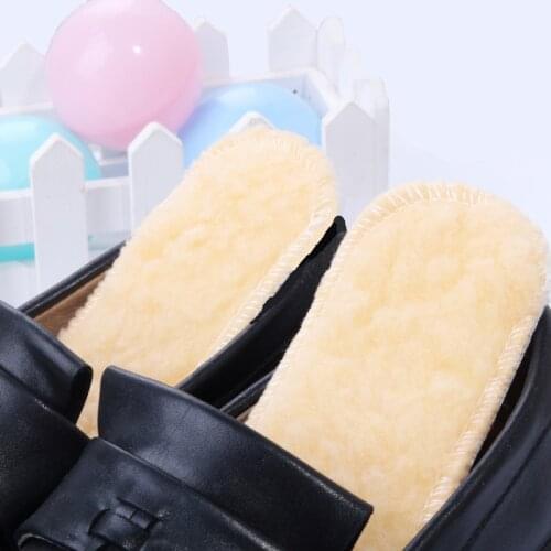 Keep Warm Heated Cashmere Thermal Insoles Thicken Soft Breathable Winter Sport Shoes Insert For Man Woman Boots Pad Sole D026