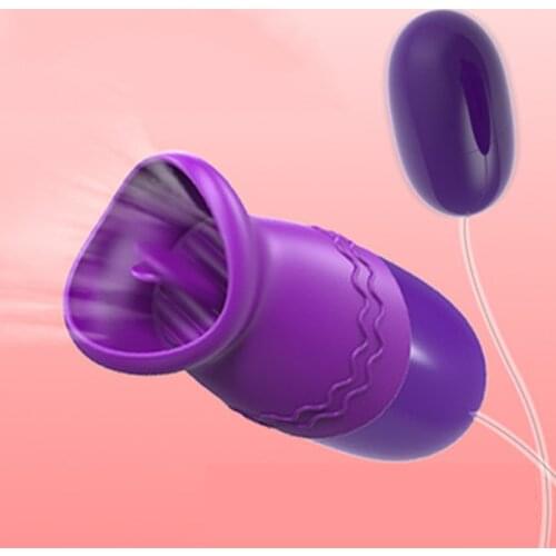 Adult Sucking Tongue Vibrator Clit Nipple Sucker Dildo Clitoris Stimulator Oral Pussy Licking Sex Toy For Women Couple Sex Shop