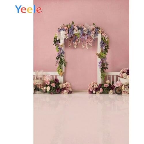 Easter Spring Flower Room Baby Shower Princess Birthday Backdrop Photography Background For Photo Studio Wedding Photocall Vinyl