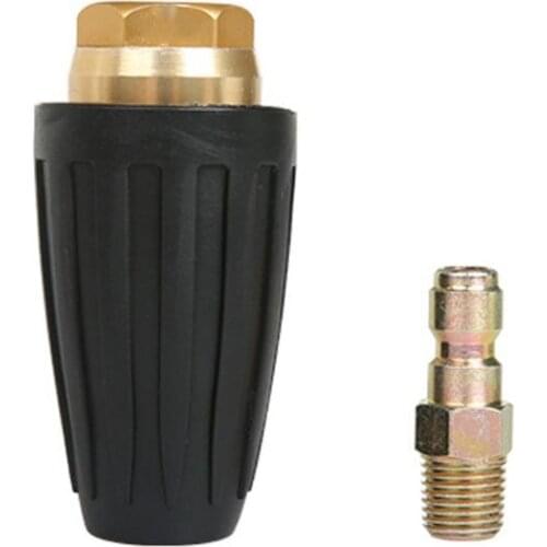 1/4\" High Pressure Washer Rotating Turbo Nozzle Spray Tip 2.5-4 GPM 3600PSI E Q9QD
