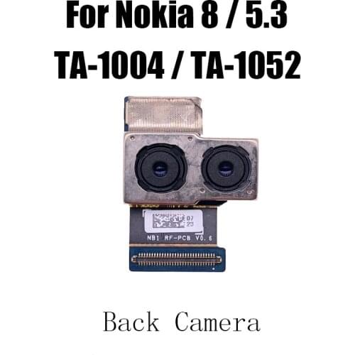 Back Facing Camera Rear Main Camera Big Camera Module Flex Cable For Nokia 8 / 5.3 / TA-1004 / TA-1052 Replacement parts