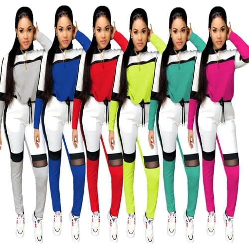 2019 Autumn Winter Women Full Sleeve Sweater top joggers pants suit two piece set fashion sportwears tracksuit outfit GLB728