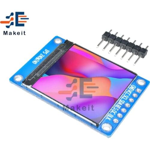 1.3 inch 1.3" LCD Digital Display Module 240*240 SPI Interface ST7789 Drive HD Full Color IPS TFT Display Screen 240x240 3.3V