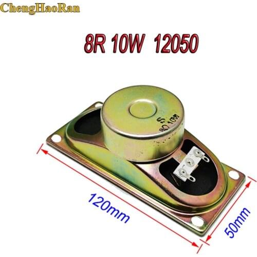 1PCS 10W 8R Horn Speaker LCD Monitor/TV 12050 Loud Speakers 8 ohm 10 Watt 120*50MM thickness 44MM Loudspeaker Diy Electronic