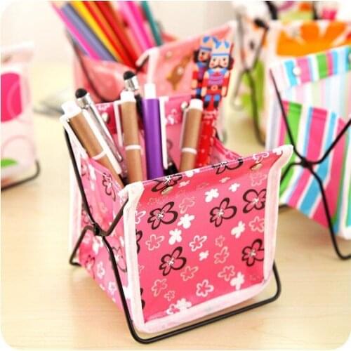 1PC Creative Students Desktop Storage Box Wrought Iron Folding Cosmetic Sundries Shelf Finishing Rack Storage Baskets LF 038