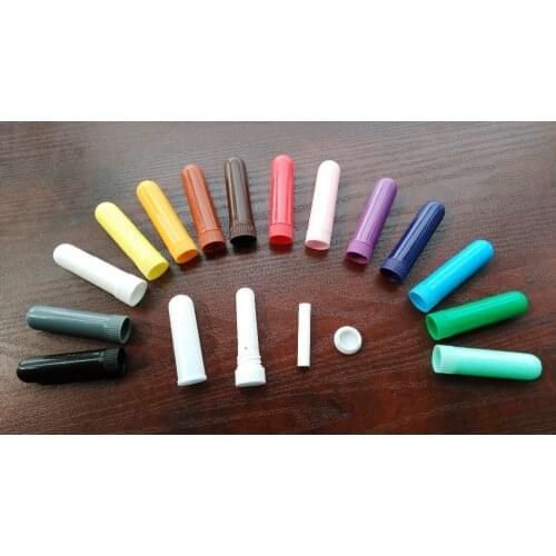 100sets Blank Nasal Inhaler (4Parts/Set) you pick mixed colors from 14 colors
