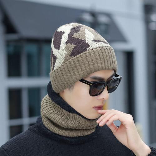2018 Ski Mask Camouflage Cap Bone Knitted Scarf PUBG Cs Go Warm Balaclava Skullies Beanies Winter Hat Women Hats Caps Men Gorras