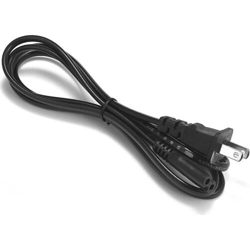 500pcs IEC C7 Power Cable US EU Japan European Euro Figure 8 Power Supply Cord 1.4m For Laptop Battery Chargers Radio PSP 4