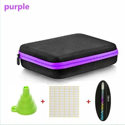 60/30 Bottles Diamond Painting Box Tool Container Storage Box Carry Case Holder Hand Bag Zipper Cross Stitch Accessories