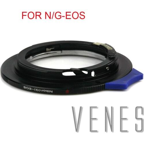 Venes For N/G-EOS 2nd Generation Upgrade Aperture AF Confirm Adapter Nikon F Mount G Lens to Canon (D)SLR Camera