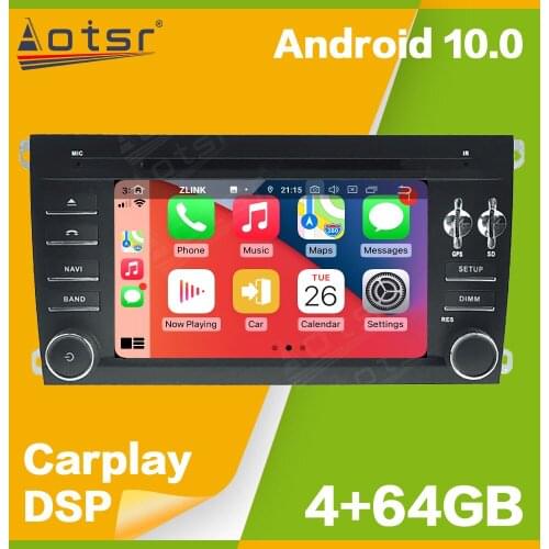 Android 10 PX5/PX6 Car Player Navigation For Porsche Cayenne 2003-2010 Auto Radio audio media player car recorder IPS Carplay