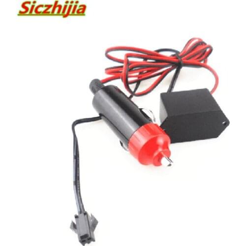 3 m 12 volt car LED atmosphere light flexible neon EL line and indoor cigarette lighter for Toyota Camry Corolla RAV4 Yaris