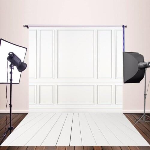 White Wall Photo Backdrops Photo Studio PC Painted Thin Vinyl Baby Photo Background Wall Photography Backdrops Photo Background