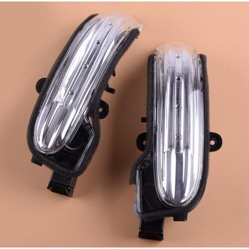 Beler 1Pair Door Mirror Turn Signal Light LED 2038201521 2038201621 ABS Fit for Mercedes-Benz W203 C-Class 4Door 2004-2006 2007