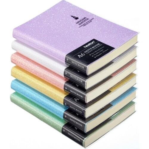 A5/A6/A7 Notebook Colorful Laser Planner Organizer Notepad Diary Weekly Pensonal Journal Traveler Note Books Stationery Supplies