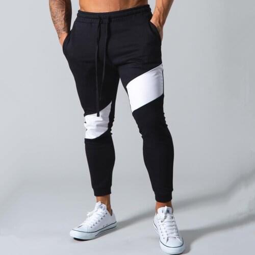 Black Casual Pants Men Joggers Sweatpants Autumn Running Sport Trousers Male Cotton Track Pants Gym Fitness Training Bottoms