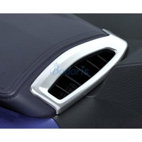 For LHD Toyota C-HR CHR C HR 2016-2018 Silver Color Interior Dashboard Air Vent AC Outlet Cover Trim Car Styling Accessories