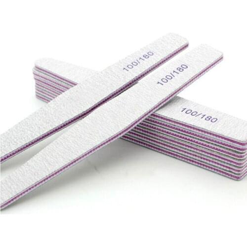 5/10/15pcs Double-sided Nail File Acrylic Nail Sanding Grinding Polishing Manicure Care Tools Buffers Tool Buffer Manicure Tools