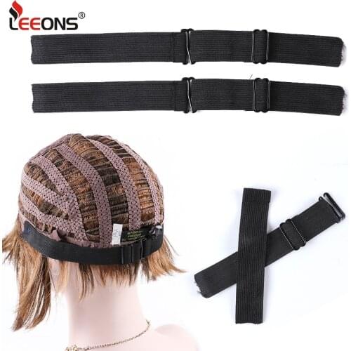 Buckle Belt Elastic Headline Band Breathable Polyester Grip Headband For Wigs Making Accessiors Adjustable Nylon Fastener Tape