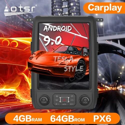 Tesla Style Head Unit Android Radio GPS Navigation For Ford Raptor F150 2009-2012 Multimedia Player Auto Stereo Audio Video 64GB