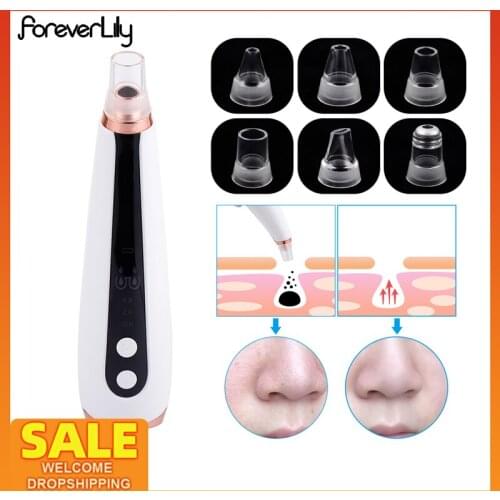 USB Blackhead Remover Face Deep Pore Cleaner Acne Pimple Removal Vacuum Suction Facial Skin Care SPA Beauty Machine Mode Display