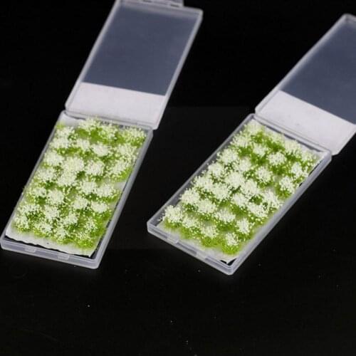 Model Scene Terrain Production Simulation Flower Cluster Model Decor Landscape Miniature Flower Garden Rose Scenery Wild DI W1J7