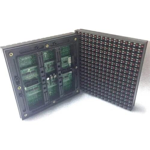 DIP P10 outdoor LED Display module HUB75 interface ASLLED P10 DIP 160*160mm IP65 Containing wire