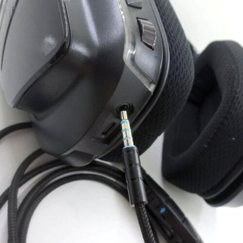 2021 New 3.5mm Earphone Cable with Inline Control for G633 G933 Gaming Headset Headphone Accessories