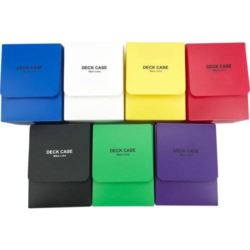 2PCS Protable Black Lotus Storage Box, 1 Set MTG Cards Deck Box, TCG CARDS Trading Cards Deck Storage Case for Magic/Pkm/Yugioh