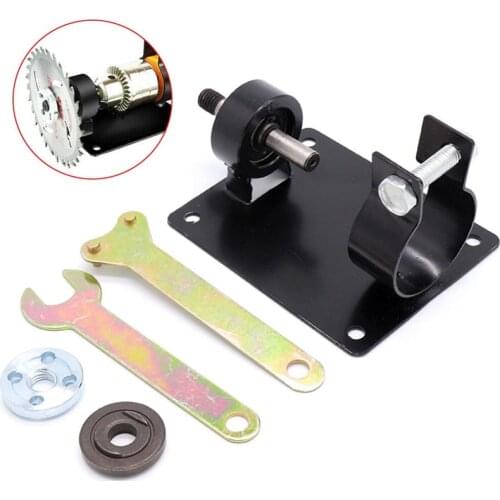 10mm Electric Drill Cutting Seat Stand Holder Set with 2 Wrenchs and 2 Gaskets for Polishing / Grinding /Cutting Tool
